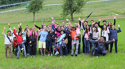 Gruppenfoto der Internationals